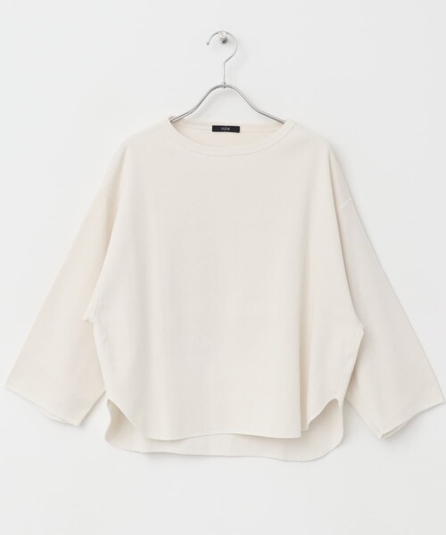 かぐれ（カグレ）の「YLEVE　COTTON RIB PULLOVER（Tシャツ/カットソー・レディース・WHITE/YELLOW・1）」の15枚目の写真