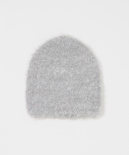 URBAN RESEARCH Sonny Label（アーバンリサーチサニーレーベル）の「CONTROL FREAK　ラメフェザーニットワッチ（ニットキャップ/ビーニー・レディース・ブラック/ベージュ/グレー・one）」の7枚目の写真