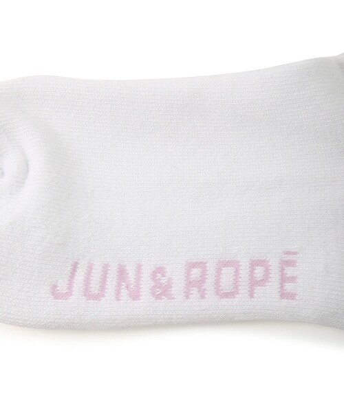 ROPE'（ロペ）の「ライン使いミディ丈ソックス（ソックス/靴下・レディース・グレー/ネイビー/ピンク・F）」の12枚目の写真