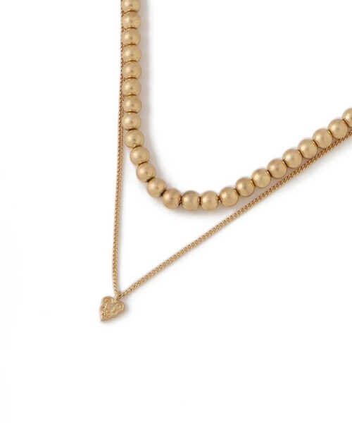 VIS（ビス）の「【Chocomoo】VIS別注レイヤードネックレス（ネックレス・レディース・ゴールド/シルバー・F）」の22枚目の写真