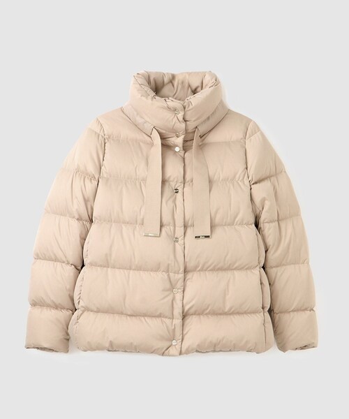 ROPE'（ロペ）の「【WEB限定/一部店舗限定】【HERNO(ヘルノ)】キルティングショート丈ダウンコート（ダウンジャケット/コート・レディース・チャコール/キナリ・M/S）」の10枚目の写真
