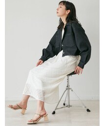 CIMARRON | 【CIMARRON】テーラーデニムショートジャケット(デニムジャケット)