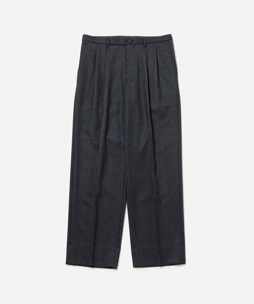 Saturdays NYC（サタデーズ ニューヨークシティ ）の「WOOL SAXONY 2TUCK SLACKS（スラックス・メンズ・ブラック/チャコール・L/M/S/XL/XS/XXL）」の13枚目の写真