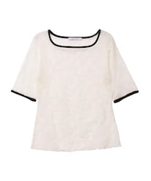 ELENDEEK | 【yuumi×ELENDEEK】LACE TRIM CS(Tシャツ/カットソー)