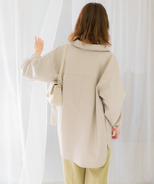 URBAN RESEARCH ROSSO（アーバンリサーチロッソ）の「オーバージャケット（その他アウター・レディース・pistachio/off・FREE）」の10枚目の写真