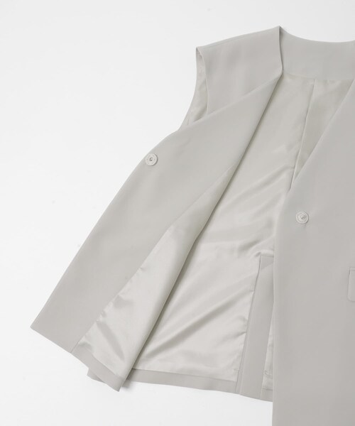 URBAN RESEARCH ROSSO（アーバンリサーチロッソ）の「ジレ+キャミソールセットアップ（ワンピース・レディース・L/GRAY・Free）」の13枚目の写真