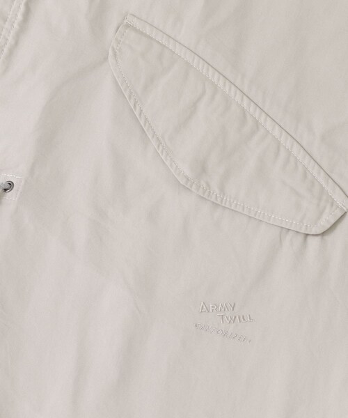 URBAN RESEARCH Sonny Label（アーバンリサーチサニーレーベル）の「『別注』ARMY TWILL×Sonny Label　Fish Tail Coat（モッズコート・メンズ・L.GRAY/KHAKI・M/L/XL）」の10枚目の写真