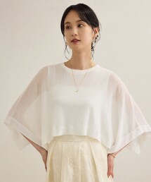 ROPE' | 【洗える】シアーフライスケープセットプルオーバー(Tシャツ/カットソー)