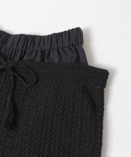 URBAN RESEARCH DOORS(アーバンリサーチドアーズ)の「『別注』AFLOAH×DOORS KNIT SHORT PANTS(その他パンツ・レディース・BLACK/BROWN・One)」の5枚目の写真