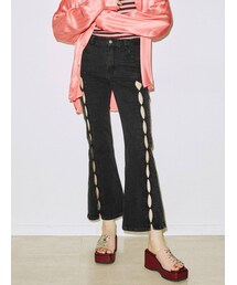 jouetie | カットアウトフィットデニム(デニムパンツ)