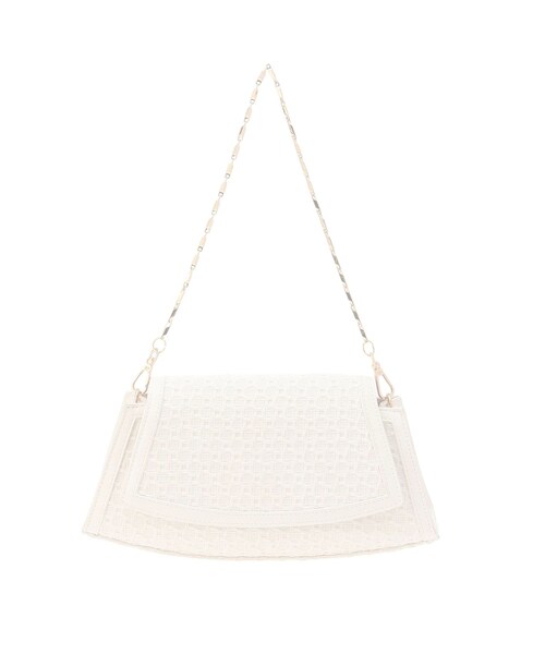 RESEXXY（リゼクシー）の「ツイードコンパクトバッグ（ハンドバッグ・レディース・アイボリー/ピンク/イエロー・F）」の2枚目の写真