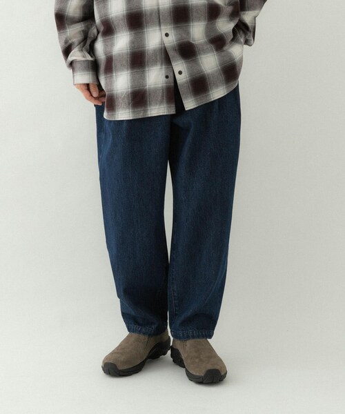 EKAL（エカル）の「ツータックデニムトラウザー（デニムパンツ・メンズ・O.W/USED・M/L）」の4枚目の写真