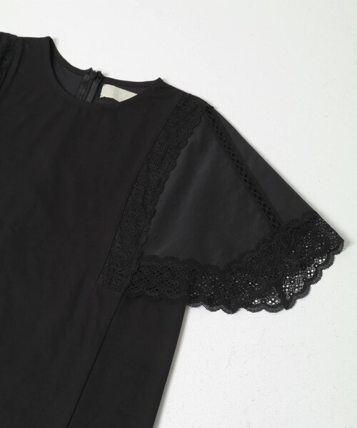 URBAN RESEARCH ROSSO（アーバンリサーチロッソ）の「MARILYN MOON　LACED  SLEEVE CUTSEW（Tシャツ/カットソー・レディース・OWHITE/BLACK・Free）」の11枚目の写真
