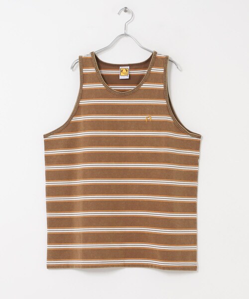 URBAN RESEARCH Sonny Label（アーバンリサーチサニーレーベル）の「HANG TEN　LA HOJJA BORDER TANK（タンクトップ・メンズ・OFF/BRWON・M/L）」の13枚目の写真