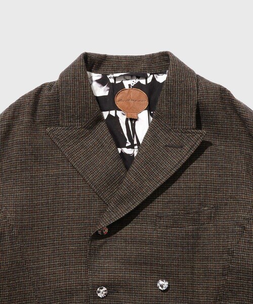 ADAM ET ROPE'(アダムエロペ)の「【BLACKBIRD/ブラックバード】double breasted directors jacket - check -(その他アウター・メンズ・ダークブラウン・1/2)」の22枚目の写真