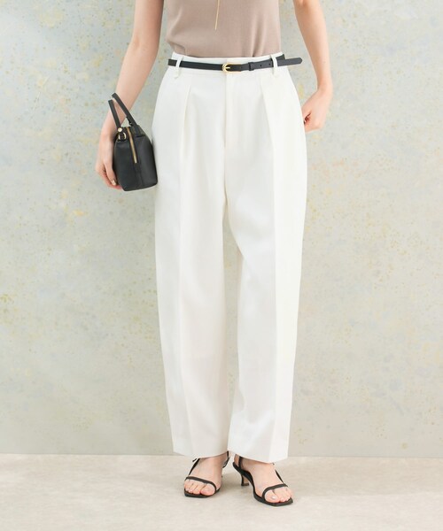 URBAN RESEARCH ROSSO（アーバンリサーチロッソ）の「タックコクーンパンツ（その他パンツ・レディース・off/beige/black・36/38）」の13枚目の写真