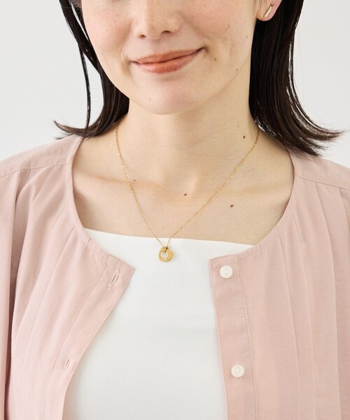 ROPE' PICNIC(ロペピクニック)の「ステンレスハートモチーフトップショートネックレス(ネックレス・レディース・ゴールド/シルバー・F)」の13枚目の写真