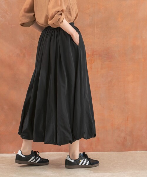 URBAN RESEARCH ROSSO（アーバンリサーチロッソ）の「タフタバルーンスカート（スカート・レディース・BLACK/IVORY・FREE）」の18枚目の写真