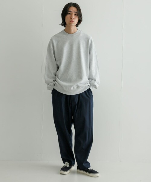 URBAN RESEARCH（アーバンリサーチ）の「COMFORT CREWNECK SWEAT（スウェット・メンズ・GRAY/BLACK/BLUE GRAY/YELLOW・M/L）」の13枚目の写真