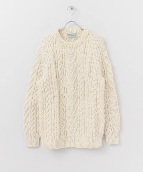 URBAN RESEARCH DOORS（アーバンリサーチドアーズ）の「TRADITIONAL IRISH CLANS　Byrne（ニット/セーター・メンズ・NATURAL/NAVY・42）」の3枚目の写真