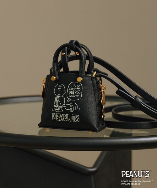 ROPE'（ロペ）の「【WEB限定/一部店舗限定】【E'POR×PEANUTS】別注 Y BAG Pico（ハンドバッグ・レディース・ブラック/オフホワイト/レッド・F）」の5枚目の写真