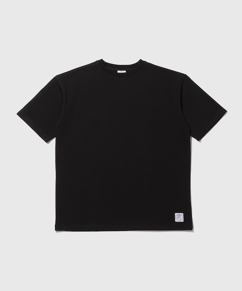 ADAM ET ROPE'(アダムエロペ)の「【Brooks Brothers/ブルックスブラザーズ】HW WOVEN LABEL SS TEE(Tシャツ/カットソー・メンズ・ブラック/ホワイト・L)」の2枚目の写真