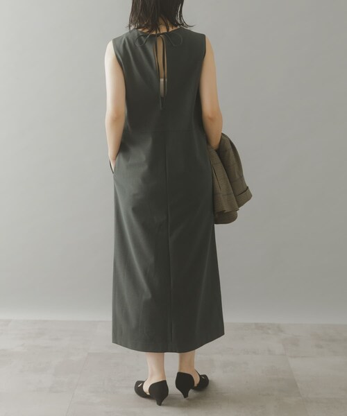 URBAN RESEARCH ROSSO（アーバンリサーチロッソ）の「...&DEAR 2wayバックリボンワンピース（ワンピース・レディース・GRAY/BLACK・FREE）」の18枚目の写真