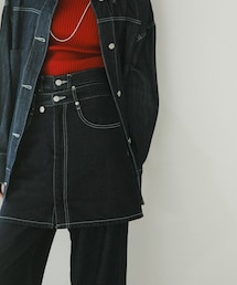 SENSE OF PLACE by URBAN RESEARCH | シシュウデニムミニスカート(デニムスカート)