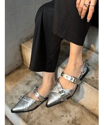 MURUA | ポインテッドベルトパンプス(パンプス)