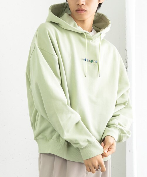SENSE OF PLACE by URBAN RESEARCH（センスオブプレイスバイアーバンリサーチ）の「Gem Stone Cropped Hoodie（パーカー・メンズ・NAVY/BLACK/MINT・M/L）」の21枚目の写真