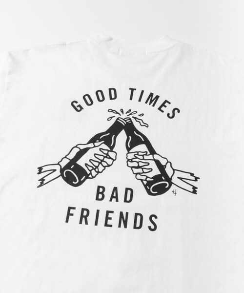 URBAN RESEARCH（アーバンリサーチ）の「LURKING CLASS　GOOD TIME S/S TEE（Tシャツ/カットソー・メンズ・WHITE/BLACK・M/L/XL）」の7枚目の写真