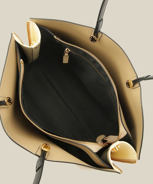 ROPE'(ロペ)の「【E'POR】【WEB限定】Y BAG Medium+/A4対応・通勤(トートバッグ・レディース・キナリ/ベージュ/ブルー系・F)」の21枚目の写真
