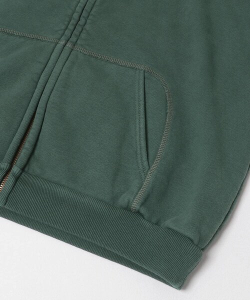 URBAN RESEARCH(アーバンリサーチ)の「A PRESSE Vintage Zip Sweat Hoodie(パーカー・メンズ・BLACK/GREEN・2/3/4)」の15枚目の写真