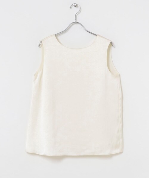 URBAN RESEARCH ROSSO（アーバンリサーチロッソ）の「2WAYネックサテンブラウス（シャツ/ブラウス・レディース・OFF WHITE/BLACK・Free）」の3枚目の写真