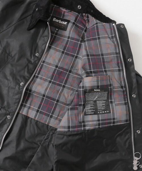URBAN RESEARCH DOORS（アーバンリサーチドアーズ）の「Barbour　barbour bedale wax jacket（テーラードジャケット・レディース・grey/black・34/36）」の7枚目の写真
