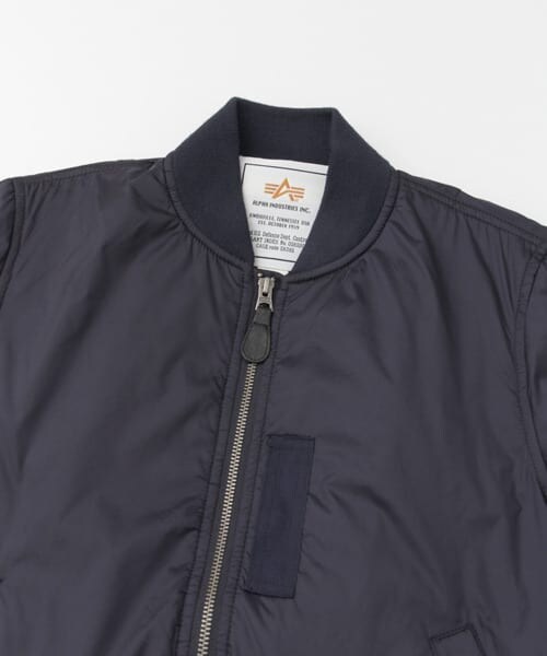 URBAN RESEARCH DOORS（アーバンリサーチドアーズ）の「ALPHA　ALPHA別注 MA-1（ミリタリージャケット・メンズ・NAVY/GREEN・M/L）」の18枚目の写真