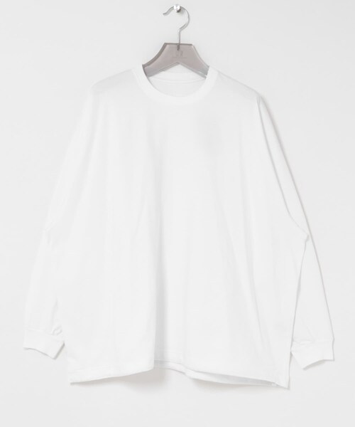 URBAN RESEARCH（アーバンリサーチ）の「dDdDdDd　BIG DRAWSTRING LONG-SLEEVE T-SHIRTS（Tシャツ/カットソー・メンズ・WHITE/BLACK/NAVY/M.GRAY・S/M/L/XL/XXL）」の5枚目の写真