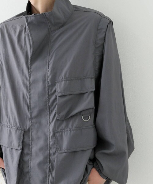 ITEMS URBANRESEARCH（アイテムズ アーバンリサーチ）の「『セットアップ対応』スーパーライトナイロン2wayブルゾン（ブルゾン・メンズ・BLK/CHA・M/L）」の19枚目の写真