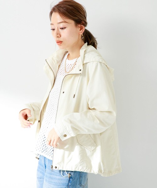 URBAN RESEARCH Sonny Label（アーバンリサーチサニーレーベル）の「撥水マウンテンパーカー（マウンテンパーカー・レディース・オフ/ブラック/ベージュ/カーキ・36/38/40）」の7枚目の写真