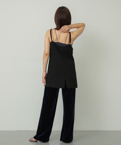 SENSE OF PLACE by URBAN RESEARCH(センスオブプレイスバイアーバンリサーチ)の「テーラードキャミチュニック(チュニック・レディース・BRN×PPL/BLACK/GRAY・one)」の11枚目の写真