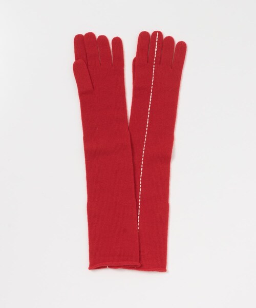 URBAN RESEARCH（アーバンリサーチ）の「kokyo　Long Stitch Gloves（ベルト・レディース・Red/Charcoal・-）」の7枚目の写真