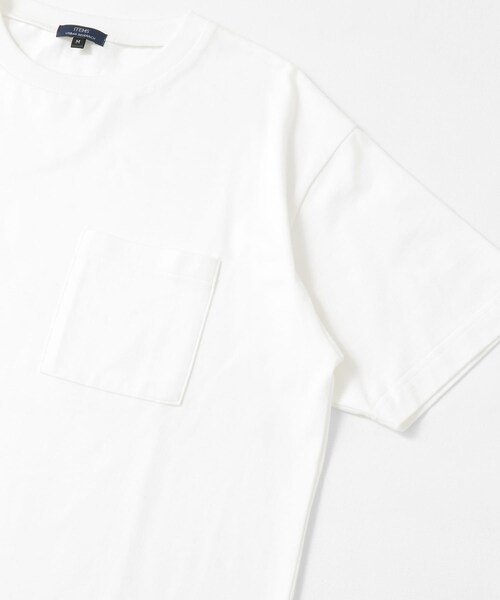 ITEMS URBANRESEARCH（アイテムズ アーバンリサーチ）の「USAコットン ムジポケットTシャツ（Tシャツ/カットソー・メンズ・BLU/OFF/BLK/GRN/YEL・M/L）」の15枚目の写真