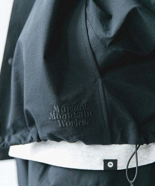 URBAN RESEARCH DOORS（アーバンリサーチドアーズ）の「『別注』Marmot×DOORS　DOTAIR CARDIGAN SHIRTS（ノーカラージャケット・メンズ・INK BLACK/BLUE GRAY/KHAKI・M/L/XL）」の9枚目の写真