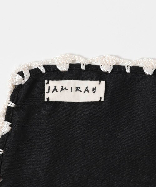 URBAN RESEARCH ROSSO（アーバンリサーチロッソ）の「JAMIRAY　CROCHET SCARF（バンダナ/スカーフ・レディース・BLACK/BEIGE・One）」の7枚目の写真