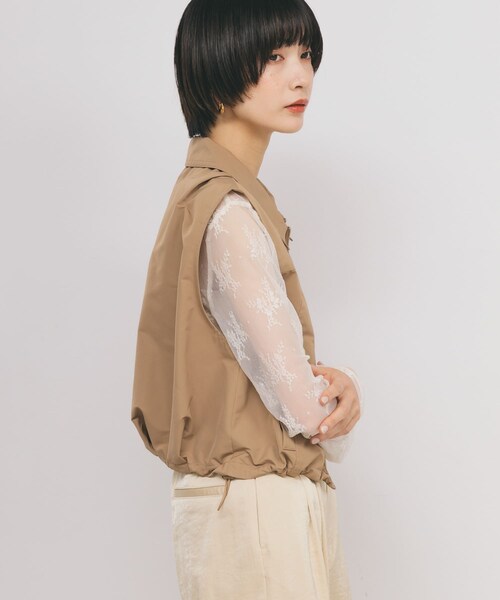 KBF（ケイビーエフ）の「コンパクトバルーンベスト（ベスト・レディース・BLACK/CAMEL・one）」の16枚目の写真