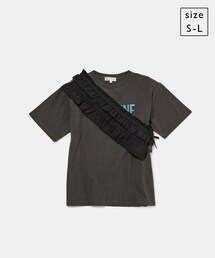 ROPE' PICNIC | 【KIDS】チュールドッキングフリルビスチェ×ロックTシャツセット/リンクコーデ(Tシャツ/カットソー)