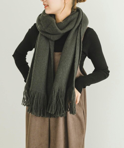 ITEMS URBANRESEARCH（アイテムズ アーバンリサーチ）の「ベーシックストール（ストール/ショール・レディース・CHA/OFF/MOC/YEL・FREE）」の10枚目の写真