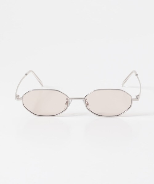 KBF（ケイビーエフ）の「メタルフレームサングラス（メガネ・レディース・BROWN/CLEAR・One）」の4枚目の写真