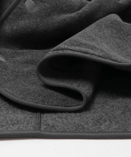 URBAN RESEARCH DOORS（アーバンリサーチドアーズ）の「DANTON　FLEECE COLLARLESS JACKET（テーラードジャケット・メンズ・BLACK/DK.GREY/C.GREY/CHOCOLATE/MARBLE/NAVY BLUE・40/42/44）」の19枚目の写真