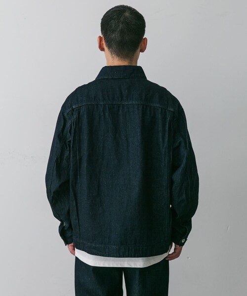 URBAN RESEARCH DOORS(アーバンリサーチドアーズ)の「STILL BY HAND 12oz denim jacket(デニムジャケット・メンズ・NAVY・46/48)」の5枚目の写真